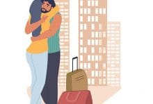 استقبال الزوج من السفر في الفراش